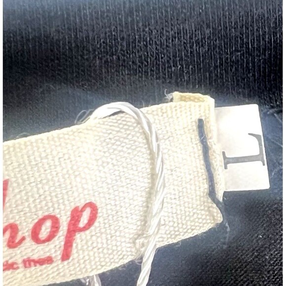 Roshop Distressed American Flag Black T-Shirt Women’s Size L - Picture 5 of 11